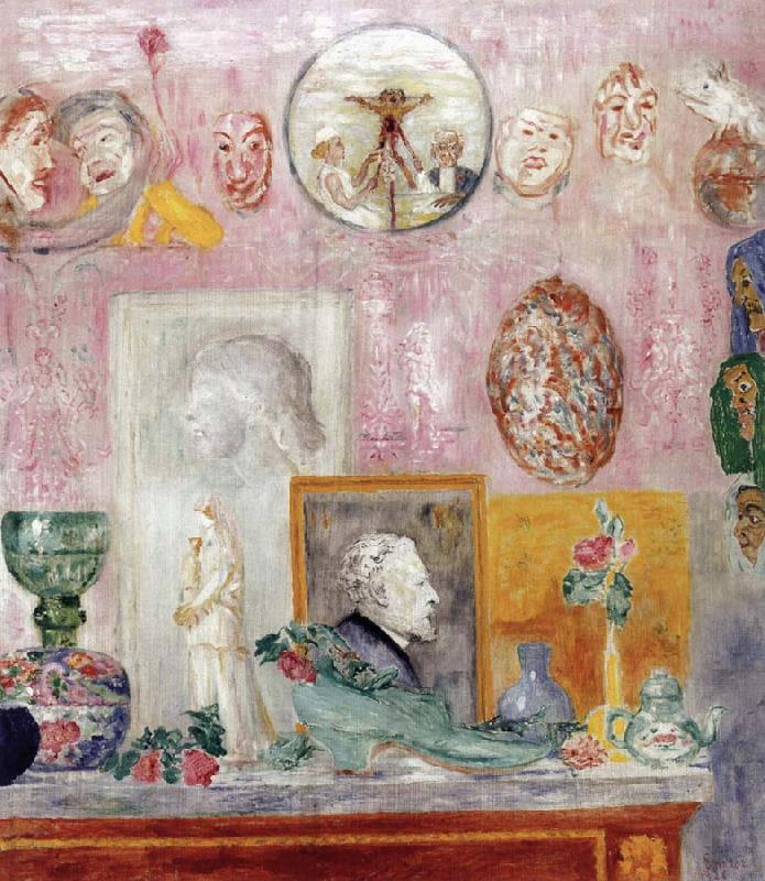 James Ensor Souvenirs oil painting image